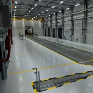 żółto czarne pasy oznakowanie poziome