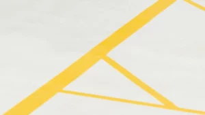 linie żółte oznakowanie