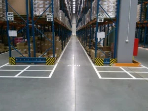 Oznakowanie poziome - oznakowanie magazynów