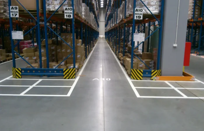 Oznakowanie poziome - oznakowanie magazynów