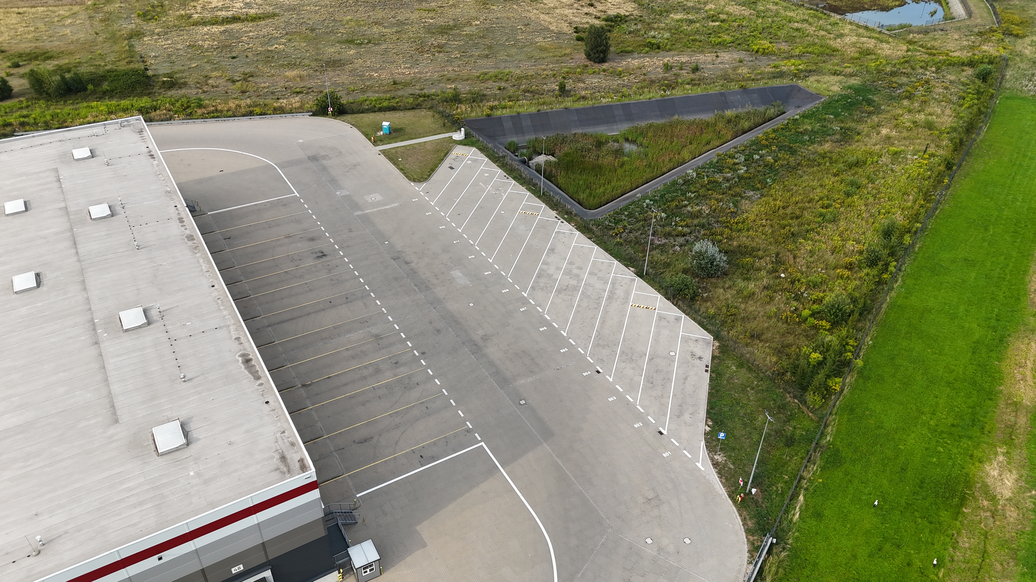 Co oznacza poziome oznakowanie P-7c?