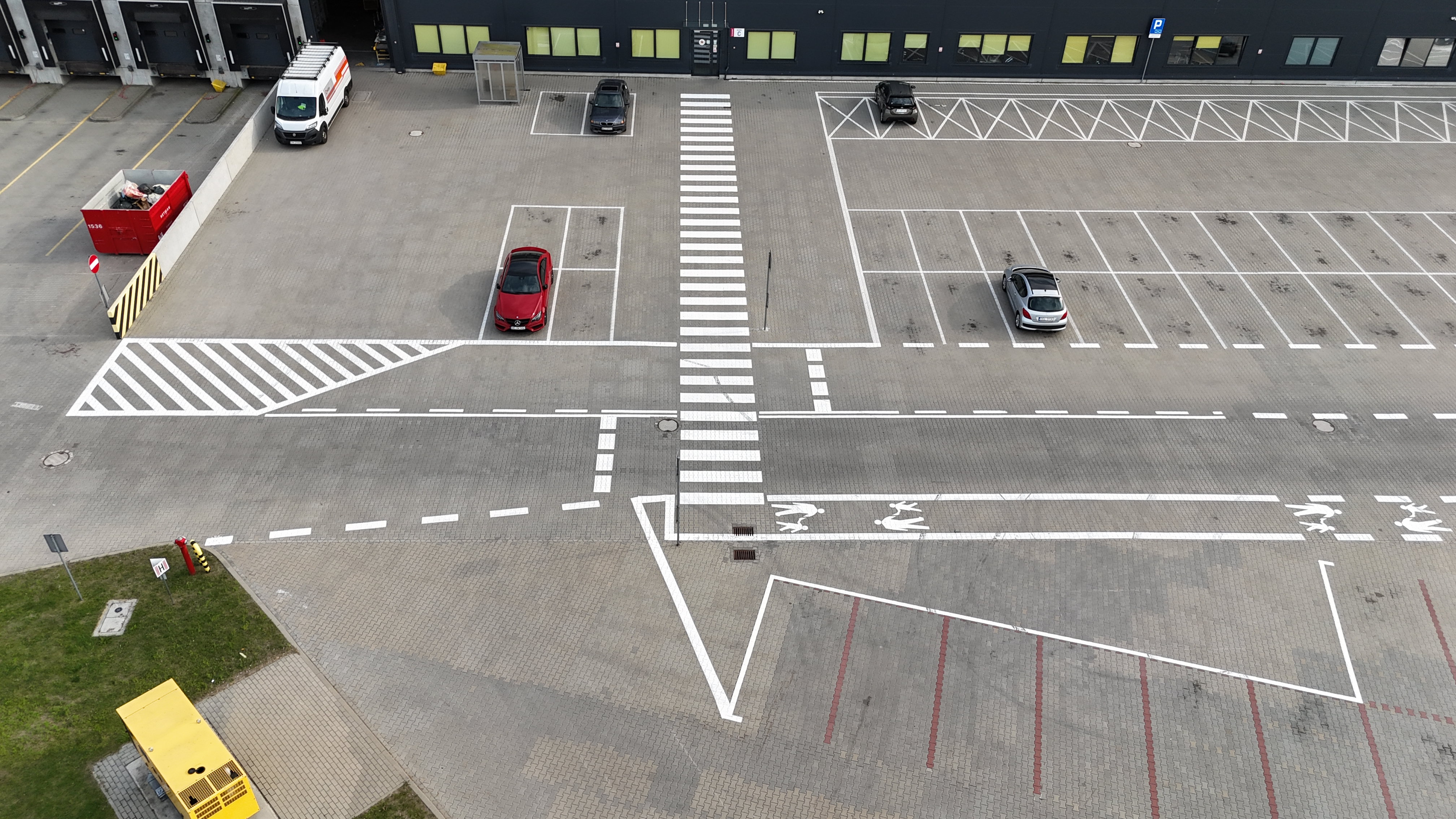 Co oznacza poziome oznakowanie P-7c?