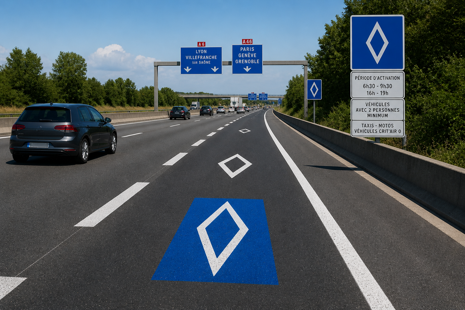 Co to jest za nowy znak: biały romb na niebieskim tle?